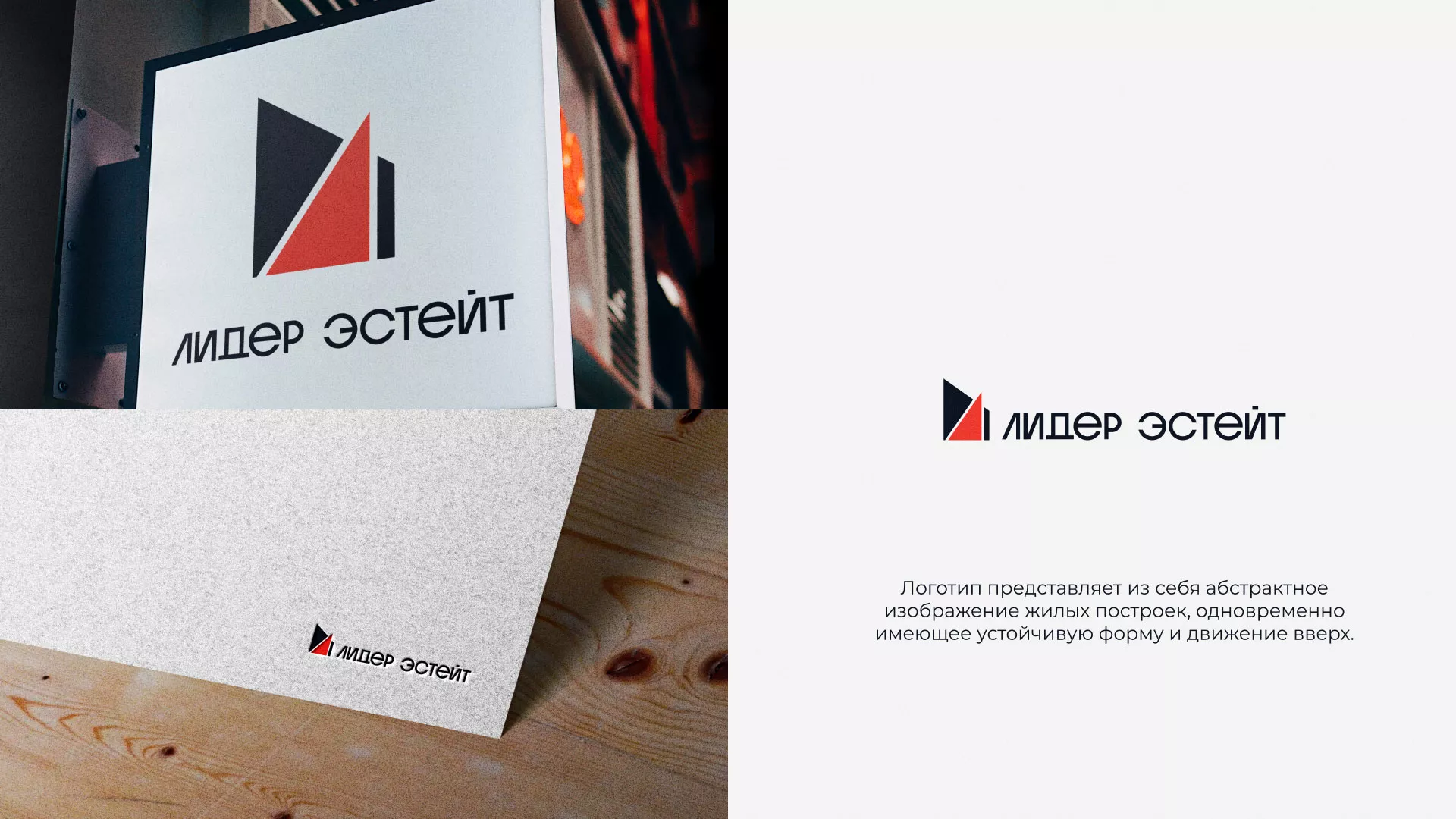 Сделали логотип для агентства недвижимости «Лидер Эстейт» в Ковылкино
